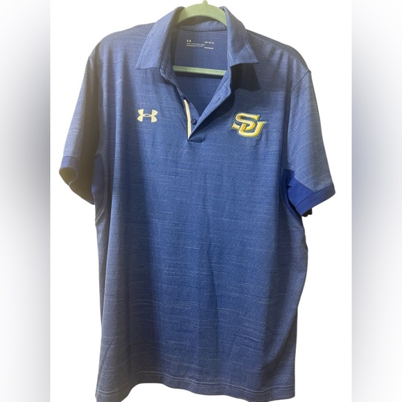 Under Armour Heat gear  Men's Southern University Polo shirt with Logo NWT Large - Picture 1 of 11
